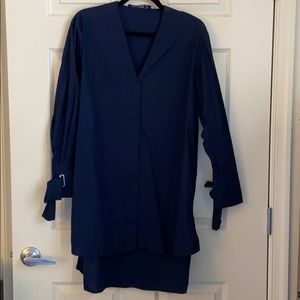 Zara Navy Tunic